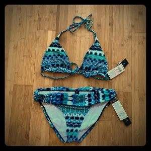 NWT La Blanca triangle bikini top and bottoms
